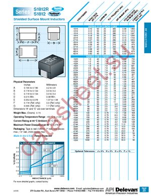 S1812-222H datasheet  